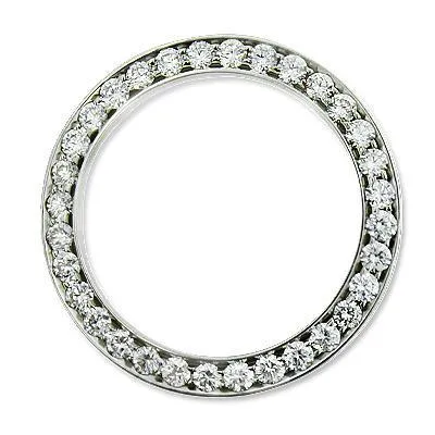 GB Bracelets 375 Carats Custom 36 Mm Mined Diamond Bezel To Fit Rolex Watch Stainless Steel GB Bracelets 375 Carats Custom 36 Mm Mined Diamond Bezel To Fit Rolex Watch Stainless Steel