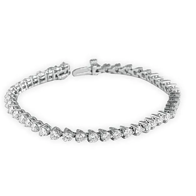 GB Bracelets Round Cut 540 Carats Prong Set Natural Earth Mined Diamonds Tennis Bracelet White Gold GB Bracelets Round Cut 540 Carats Prong Set Natural Earth Mined Diamonds Tennis Bracelet White Gold