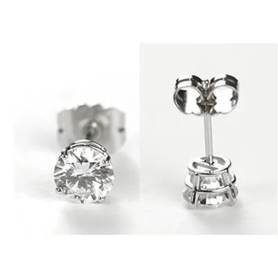 GB Earrings Round Solitaire Stud Natural Earth Mined Diamond Earring 170 Ct White Gold Jewelry GB Earrings Round Solitaire Stud Natural Earth Mined Diamond Earring 170 Ct White Gold Jewelry