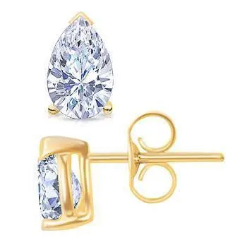 GB Gorgeous 3 Carat Natural Earth Mined Diamonds Stud Earring Yellow Gold Pair Earring Earrings GB Gorgeous 3 Carat Natural Earth Mined Diamonds Stud Earring Yellow Gold Pair Earring Earrings