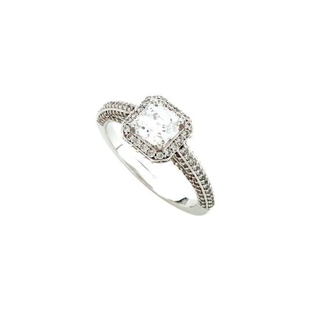GB Rings 231 Carats Asscher Natural Earth Mined Diamond Solitaire Engagement Ring Jewelry New