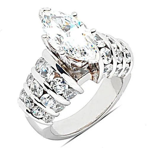 GB Rings Big Marquise Cut Natural Earth Mined Diamond Accented Ring 475 Ct Women Jewelry New GB Rings Big Marquise Cut Natural Earth Mined Diamond Accented Ring 475 Ct Women Jewelry New