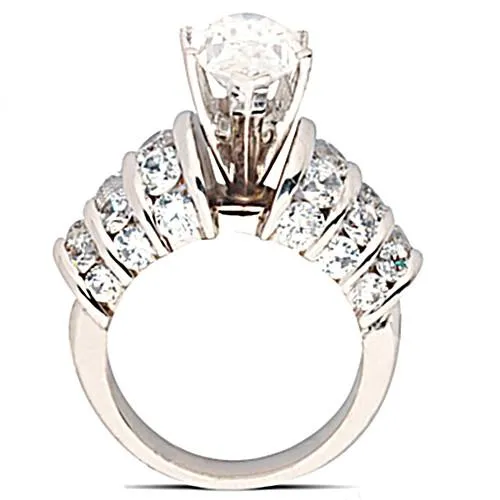 GB Rings Big Marquise Cut Natural Earth Mined Diamond Accented Ring 475 Ct Women Jewelry New