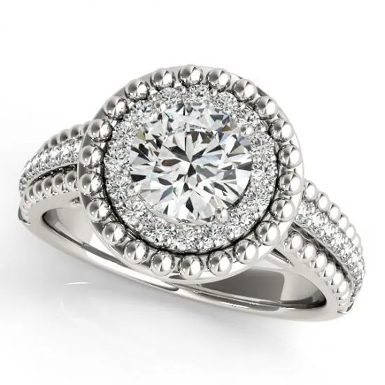 GB Rings Natural Earth Mined Diamond Antique Style Engagement Ring 2 Carats White Gold 14K GB Rings Natural Earth Mined Diamond Antique Style Engagement Ring 2 Carats White Gold 14K