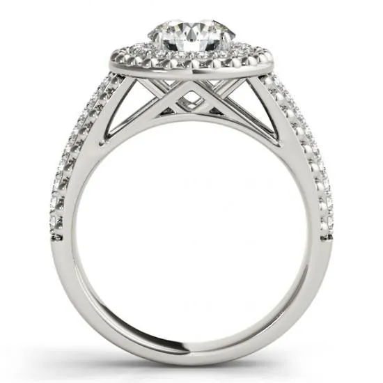 GB Rings Natural Earth Mined Diamond Antique Style Engagement Ring 2 Carats White Gold 14K GB Rings Natural Earth Mined Diamond Antique Style Engagement Ring 2 Carats White Gold 14K