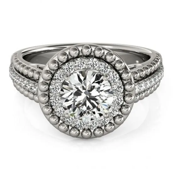 GB Rings Natural Earth Mined Diamond Antique Style Engagement Ring 2 Carats White Gold 14K GB Rings Natural Earth Mined Diamond Antique Style Engagement Ring 2 Carats White Gold 14K