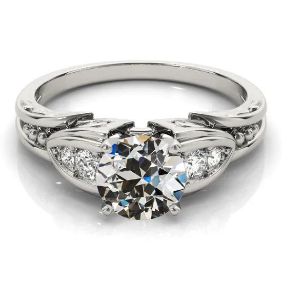 HarryChadEntcom Genuine Natural Earth Mined Diamond Old Mine Cut Anniversary Ring White Gold 275 Carats Rings HarryChadEntcom Genuine Natural Earth Mined Diamond Old Mine Cut Anniversary Ring White Gold 275 Carats Rings