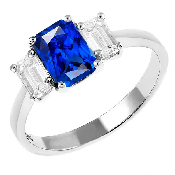 HarryChadEntcom Rings Emerald Natural Earth Mined Diamond 3 Stone Sapphire Anniversary Ring 250 Carats Gold 14K HarryChadEntcom Rings Emerald Natural Earth Mined Diamond 3 Stone Sapphire Anniversary Ring 250 Carats Gold 14K