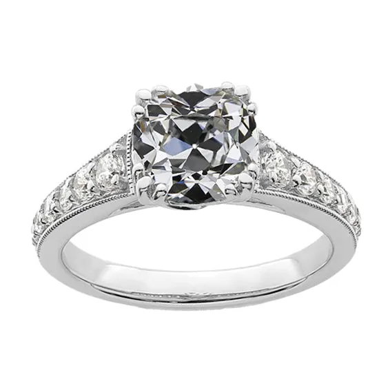 HarryChadEntcom Rings Engagement Ring Round Cushion Old Mine Cut Real Natural Earth Mined Diamond 450 Carats HarryChadEntcom Rings Engagement Ring Round Cushion Old Mine Cut Real Natural Earth Mined Diamond 450 Carats