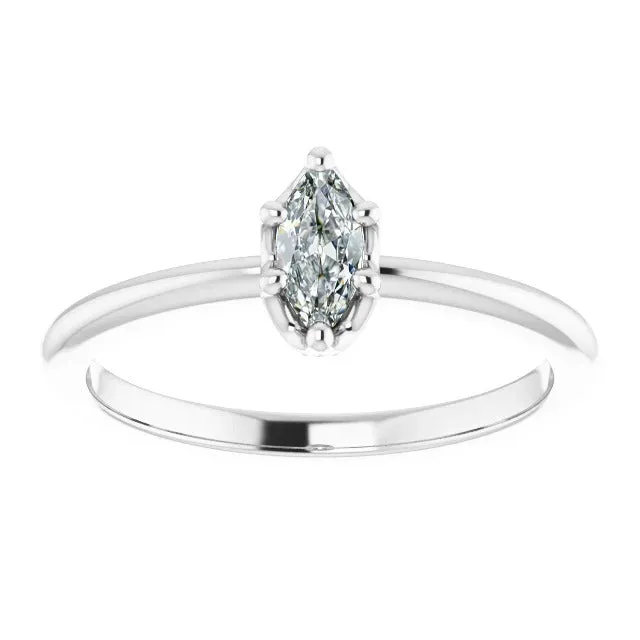 HarryChadEntcom Rings Marquise Old Cut Solitaire Mined Diamond Ring 050 Carats HarryChadEntcom Rings Marquise Old Cut Solitaire Mined Diamond Ring 050 Carats