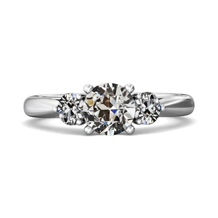 HarryChadEntcom Round Old Miner Natural Earth Mined Diamond 3 Stone Ring Prong Set 4 Carats White Gold Rings HarryChadEntcom Round Old Miner Natural Earth Mined Diamond 3 Stone Ring Prong Set 4 Carats White Gold Rings