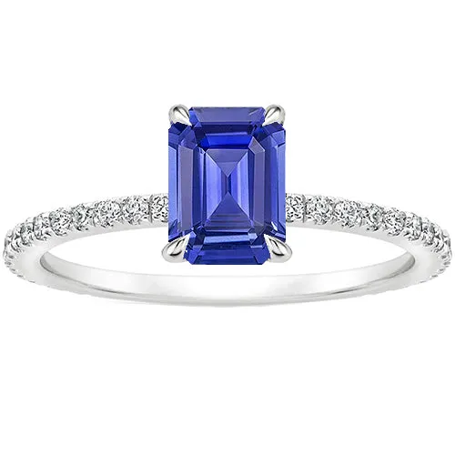 HarryChadEntcom Solitaire Accents Ring Emerald Blue Sapphire Natural Earth Mined Diamond 4 Carats Rings HarryChadEntcom Solitaire Accents Ring Emerald Blue Sapphire Natural Earth Mined Diamond 4 Carats Rings