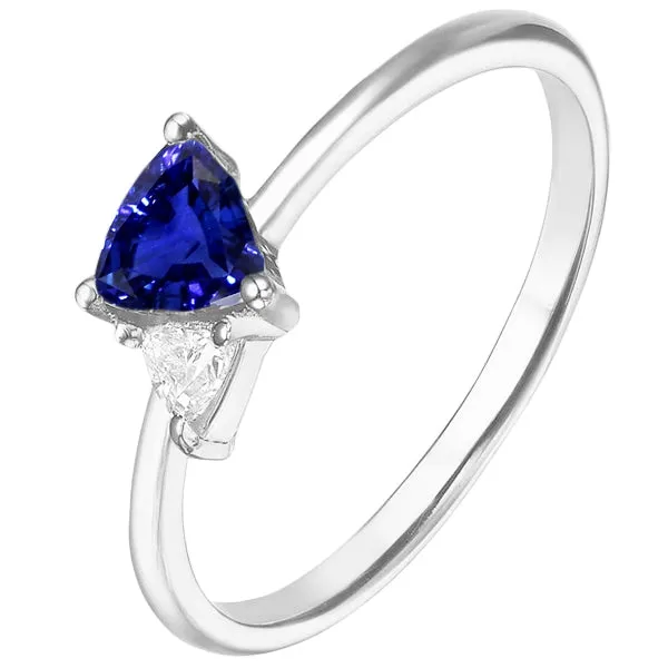 HarryChadEntcom Trillion Sapphire Natural Earth Mined Diamond Ring 125 Carats Womens Jewelry Rings HarryChadEntcom Trillion Sapphire Natural Earth Mined Diamond Ring 125 Carats Womens Jewelry Rings