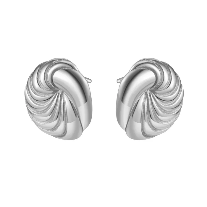 Hey Happiness Earrings Spiral Oversized Stud Earrings Waterproof Hey Happiness Earrings Spiral Oversized Stud Earrings Waterproof
