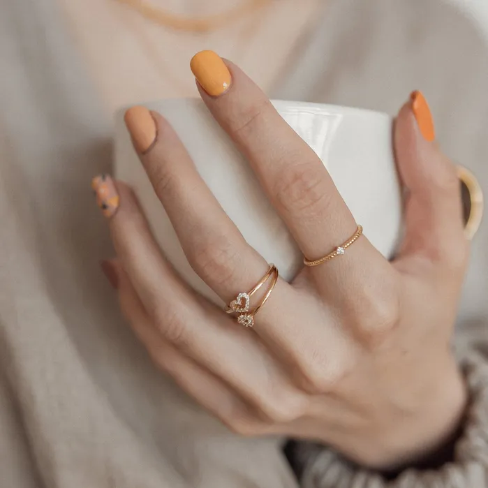 Hey Happiness Gemstone Twist Ring Sterling Silver Gold Rings Hey Happiness Gemstone Twist Ring Sterling Silver Gold Rings