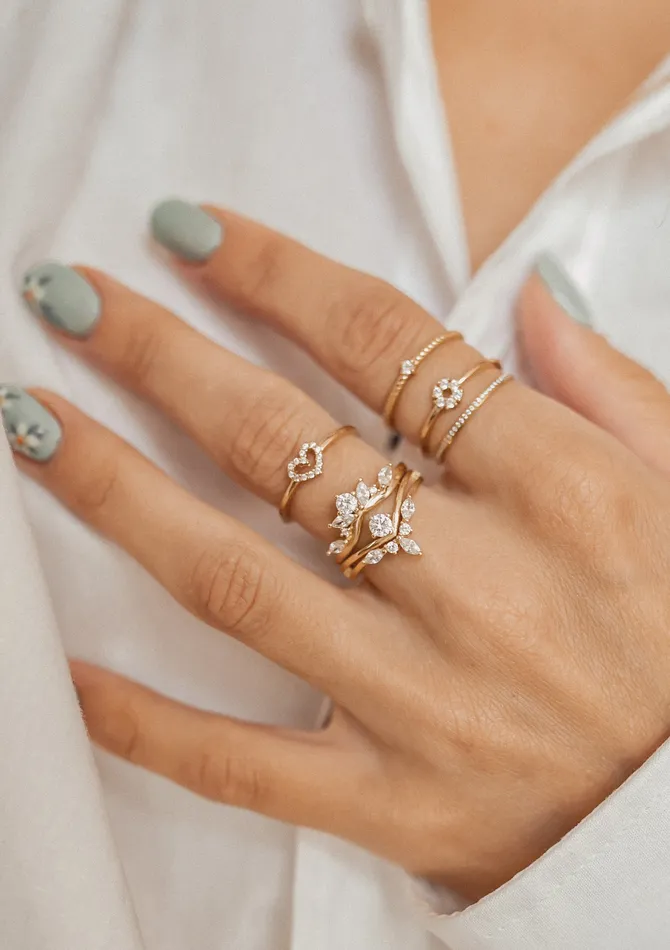 Hey Happiness Gemstone Twist Ring Sterling Silver Gold Rings Hey Happiness Gemstone Twist Ring Sterling Silver Gold Rings