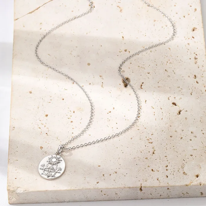 Hey Happiness Necklaces The Sunshine Pendant Necklace Sterling Silver Hey Happiness Necklaces The Sunshine Pendant Necklace Sterling Silver