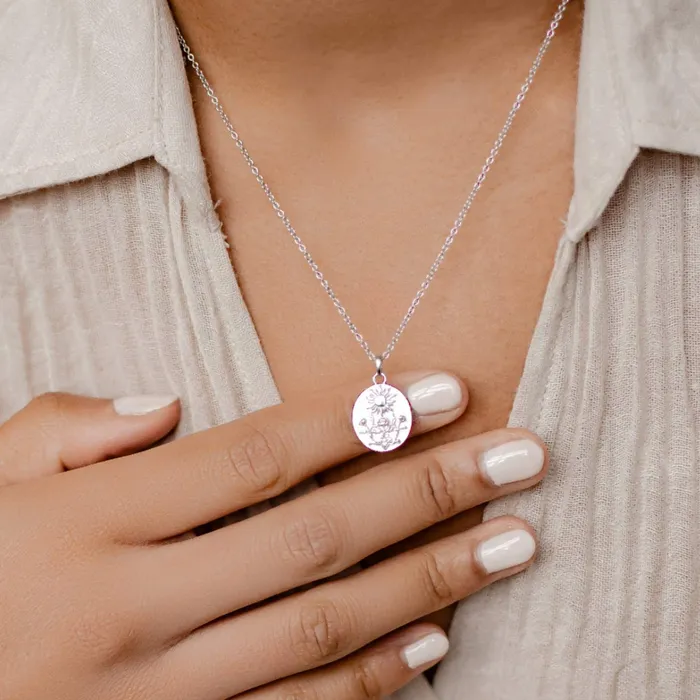 Hey Happiness Necklaces The Sunshine Pendant Necklace Sterling Silver Hey Happiness Necklaces The Sunshine Pendant Necklace Sterling Silver