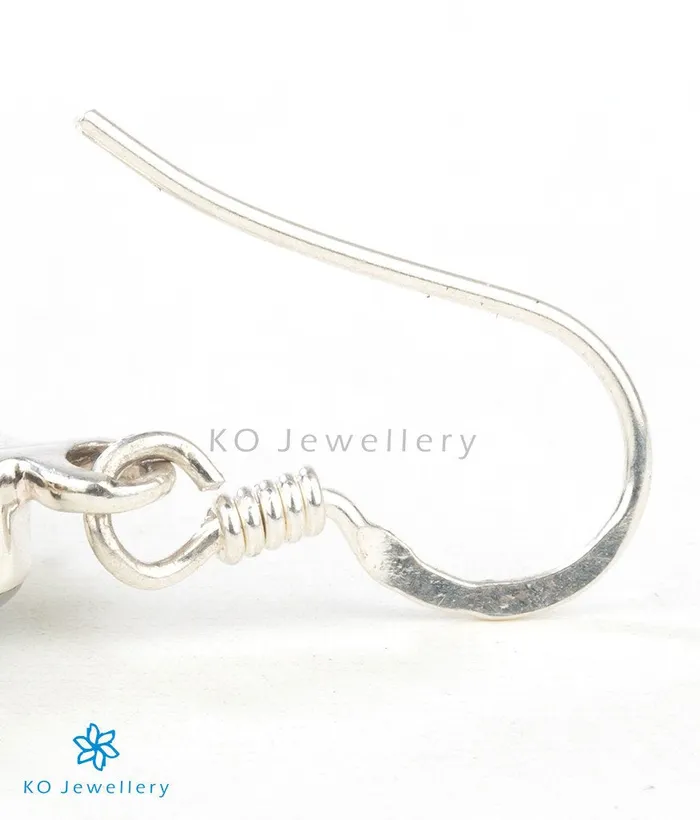 Jaipur Earrings The Kira Silver Parrot Earrings Oxidised