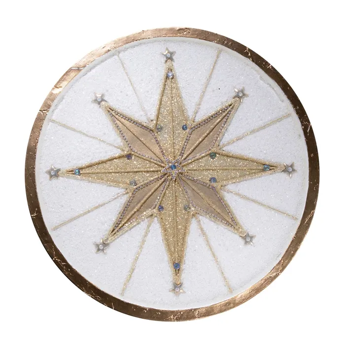 Katherines Collection Earrings Katherines Collection 2023 Bethlehem Star Cake Stand 11x10 Inches GoldWhite Resin Katherines Collection Earrings Katherines Collection 2023 Bethlehem Star Cake Stand 11x10 Inches GoldWhite Resin