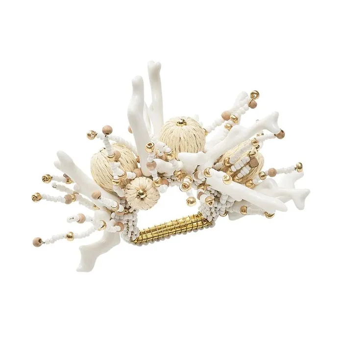 Kim Seybert Coral Spray Napkin Ring Set Of 4 Kim Seybert Rings Kim Seybert Coral Spray Napkin Ring Set Of 4 Kim Seybert Rings