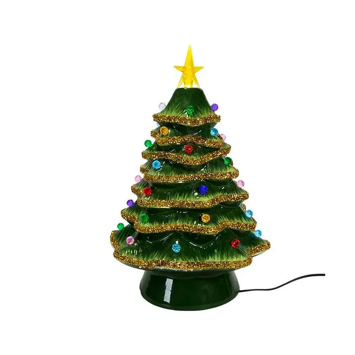 Kurt Adler Necklaces Kurt Adler 12 LightUp Gold Glittered Christmas Tree Kurt Adler Necklaces Kurt Adler 12 LightUp Gold Glittered Christmas Tree