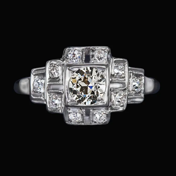Ladies Wedding Ring Old Mine Cut Real Natural Earth Mined Diamond With Steps 3 Carats 14K Gold HarryChadEntcom Rings Ladies Wedding Ring Old Mine Cut Real Natural Earth Mined Diamond With Steps 3 Carats 14K Gold HarryChadEntcom Rings