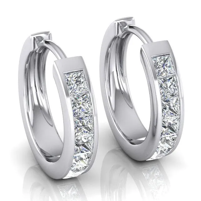 Mined Diamond Hoop Earrings for Men HarryChadEntcom Earrings