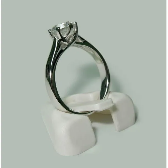 Natural Earth Mined Diamond Solitaire Ring White Gold 130 Carats Jewelry New GB Rings Natural Earth Mined Diamond Solitaire Ring White Gold 130 Carats Jewelry New GB Rings