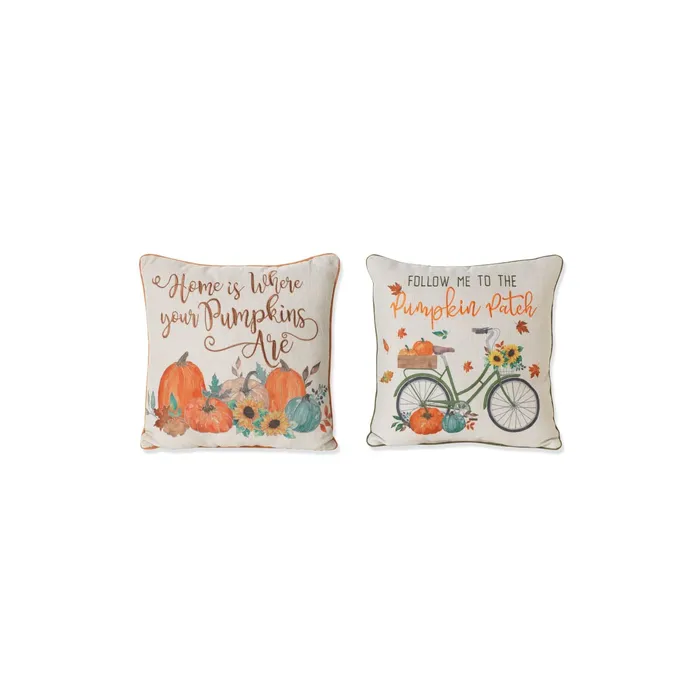 Necklaces Gerson Company Gerson Company 16L Fabric Harvest Design Pillow 2 Assorted