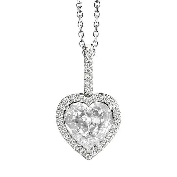 Necklaces HarryChadEntcom Halo Natural Earth Mined Diamond Pendant Round Heart Old Miner 350 Carats Prong Set Necklaces HarryChadEntcom Halo Natural Earth Mined Diamond Pendant Round Heart Old Miner 350 Carats Prong Set
