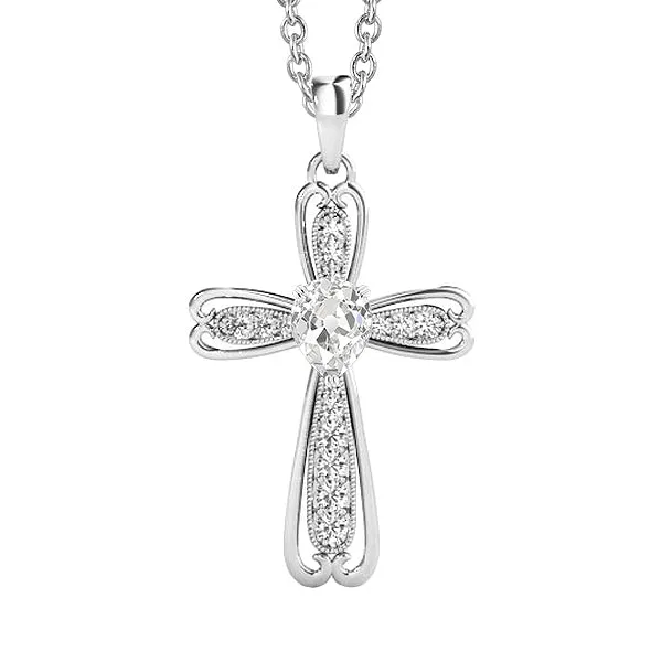 Necklaces HarryChadEntcom White Gold Cross Real Natural Earth Mined Diamond Pendant Round Pear Old Miner 2 Carats Necklaces HarryChadEntcom White Gold Cross Real Natural Earth Mined Diamond Pendant Round Pear Old Miner 2 Carats