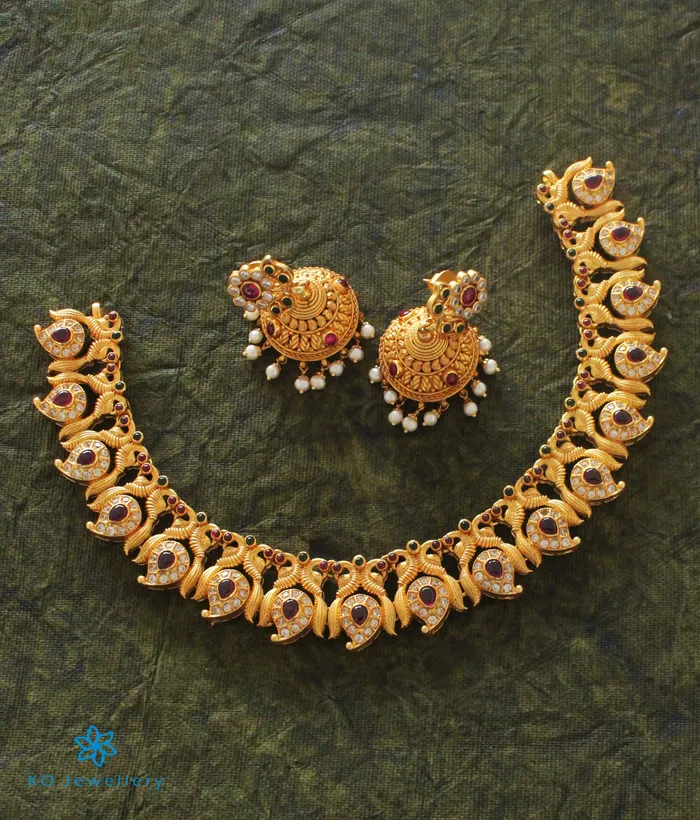Necklaces Silversmith The Navilu Silver Peacock Necklace