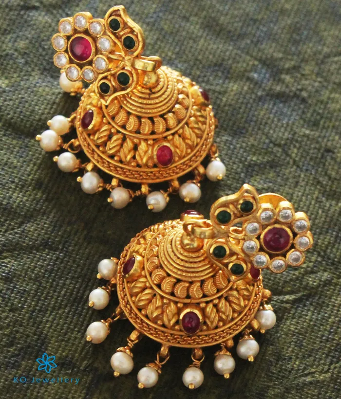 Necklaces Silversmith The Navilu Silver Peacock Necklace