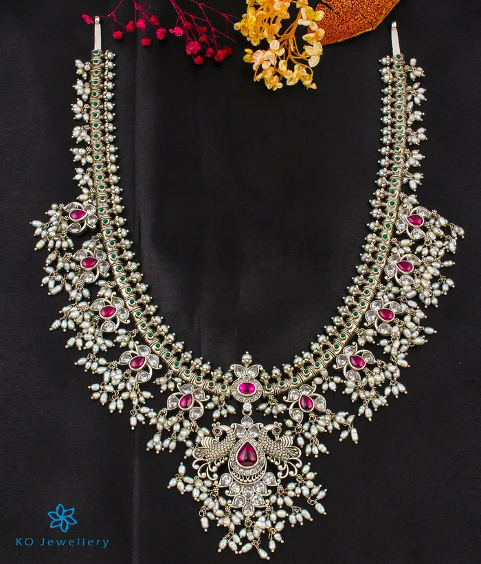 Necklaces The Uddalaka Silver Guttapusalu Necklace Silversmith