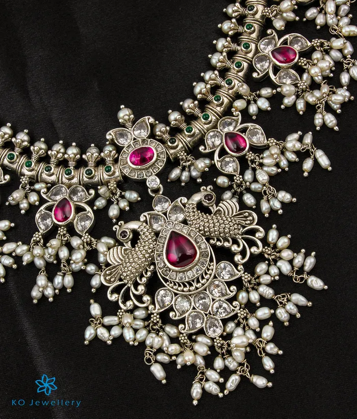 Necklaces The Uddalaka Silver Guttapusalu Necklace Silversmith
