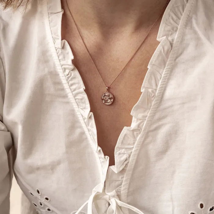 Pisces Zodiac Pendant Necklace Hey Happiness Necklaces