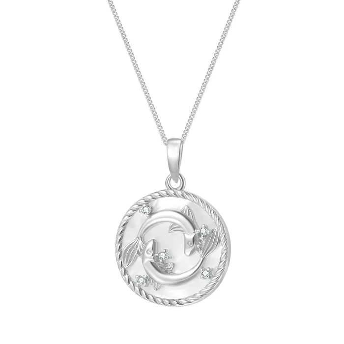 Pisces Zodiac Pendant Necklace Hey Happiness Necklaces