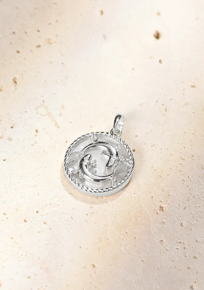 Pisces Zodiac Pendant Necklace Hey Happiness Necklaces