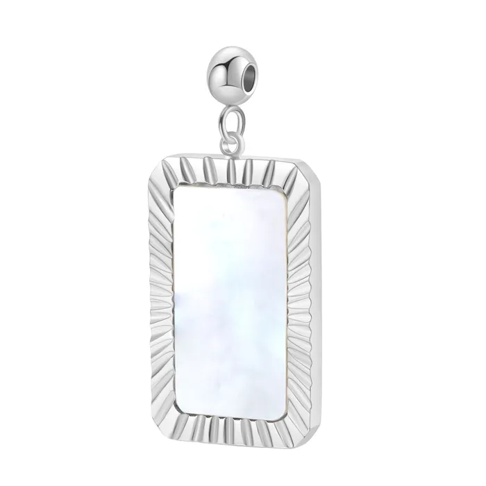 PreStyled Sets Hey Happiness Shining Rectangle Pendant Gold