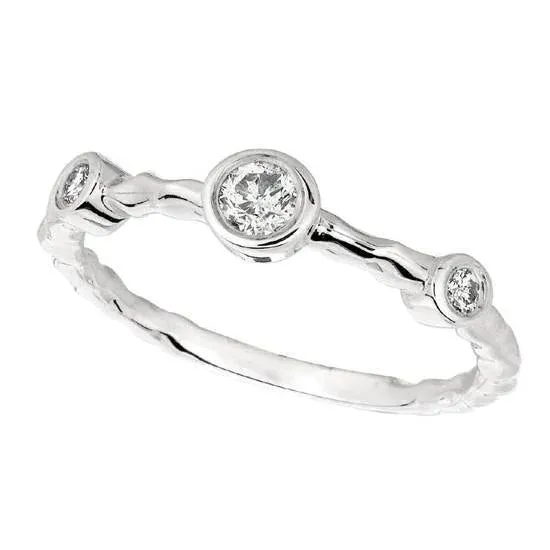 Rings 035 Carat Round Natural Earth Mined Diamond Bubble Ring Band White Gold 14K Bezel Set GB Rings 035 Carat Round Natural Earth Mined Diamond Bubble Ring Band White Gold 14K Bezel Set GB
