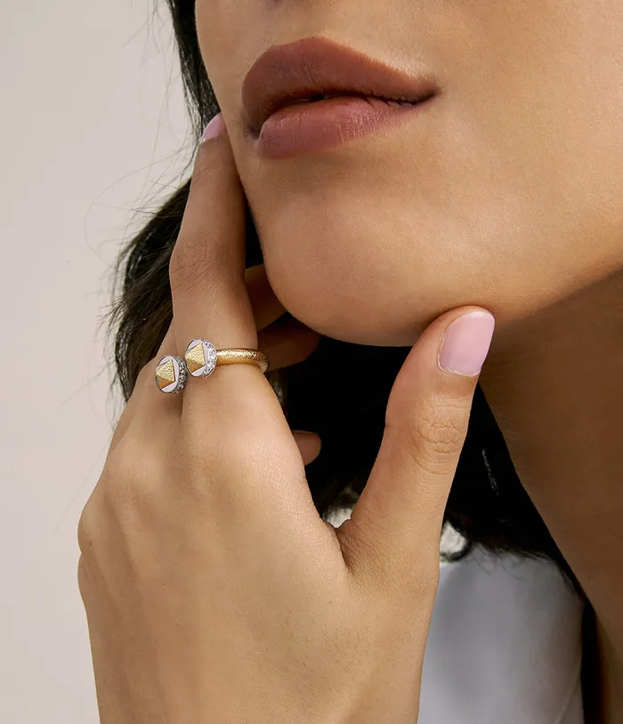 Rings David Webb Bastille Ring Diamonds Rings David Webb Bastille Ring Diamonds