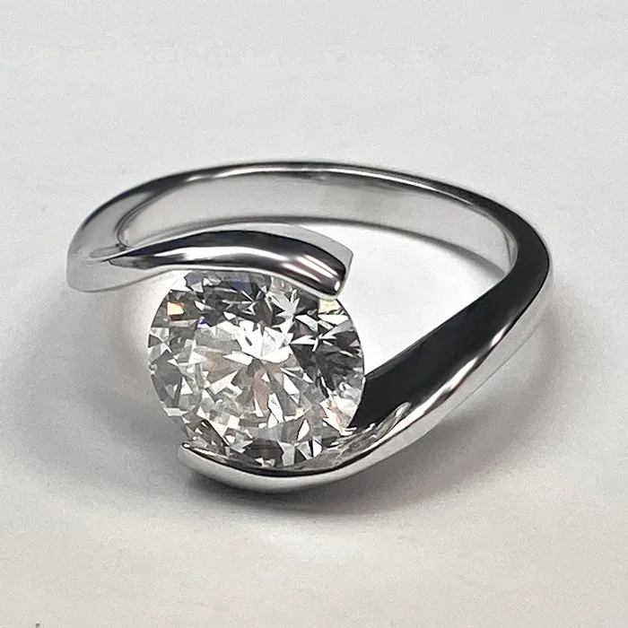 Rings Earth Mined Diamond Solitaire Ring For Women HarryChadEntcom