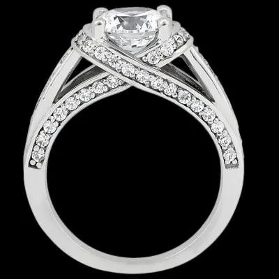 Rings GB 201 Carat Natural Earth Mined Diamond Anniversary Solitaire Ring With Accents White Gold 14K Rings GB 201 Carat Natural Earth Mined Diamond Anniversary Solitaire Ring With Accents White Gold 14K