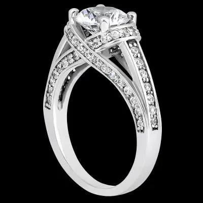Rings GB 201 Carat Natural Earth Mined Diamond Anniversary Solitaire Ring With Accents White Gold 14K Rings GB 201 Carat Natural Earth Mined Diamond Anniversary Solitaire Ring With Accents White Gold 14K
