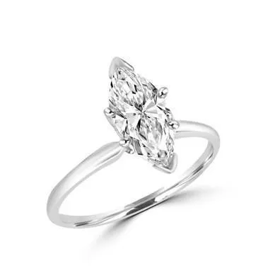 Rings GB 225 Carats Natural Earth Mined Diamond Engagement Solitaire Ring White Gold 14K Rings GB 225 Carats Natural Earth Mined Diamond Engagement Solitaire Ring White Gold 14K