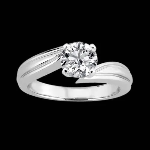 Rings GB 250 Carat Natural Earth Mined Diamond Solitaire Anniversary Ring White Gold