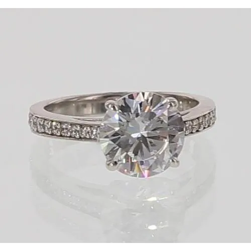 Rings GB Real Natural Earth Mined Diamond Cathedral Setting Engagement Ring 550 Carats Jewelry Rings GB Real Natural Earth Mined Diamond Cathedral Setting Engagement Ring 550 Carats Jewelry