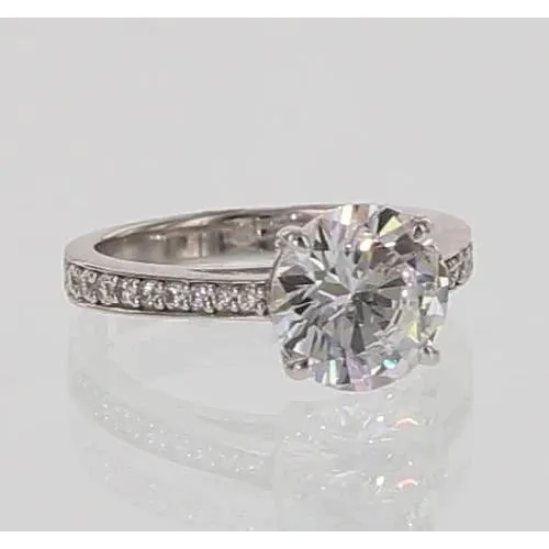 Rings GB Real Natural Earth Mined Diamond Cathedral Setting Engagement Ring 550 Carats Jewelry Rings GB Real Natural Earth Mined Diamond Cathedral Setting Engagement Ring 550 Carats Jewelry