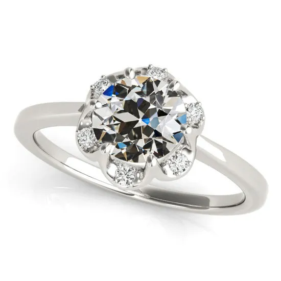 Rings Halo Wedding Ring Round Old European Natural Earth Mined Diamond 14K Gold 3 Carats HarryChadEntcom Rings Halo Wedding Ring Round Old European Natural Earth Mined Diamond 14K Gold 3 Carats HarryChadEntcom